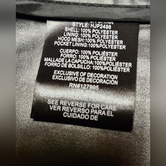 Hawke & Co. Pro Series Performance Black Hooded Jacket In Size Medium - Picture 12 of 16